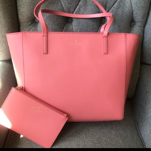 SOLD! Kate Spade pink handbag and wallet set - Picture 8 of 8